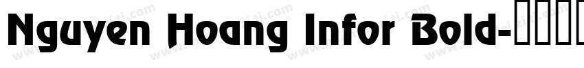 Nguyen Hoang Infor Bold字体转换